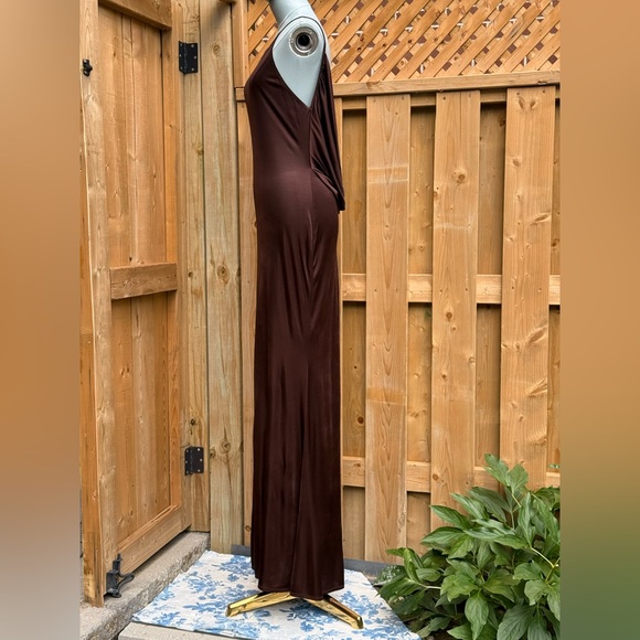 🆕 RAT & BOA 🧿 NWOT Deia Slinky Little Brown Jersey Dress, Sz S US 4 - Picture 8 of 15